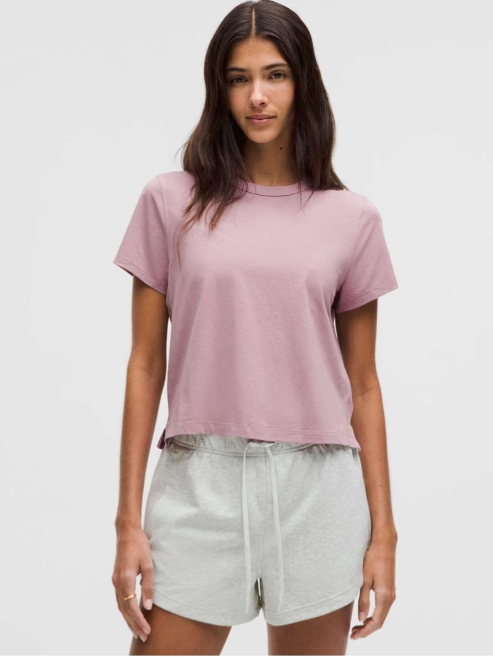 Lululemon Classic-Fit Cotton-Blend T-Shirt Rose Blush? Size XS (0-2)